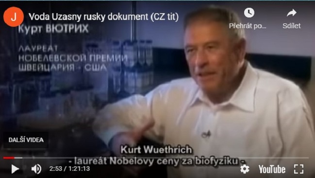 Silným trumfem je laureát Nobelovy ceny Kurt Wuethrich